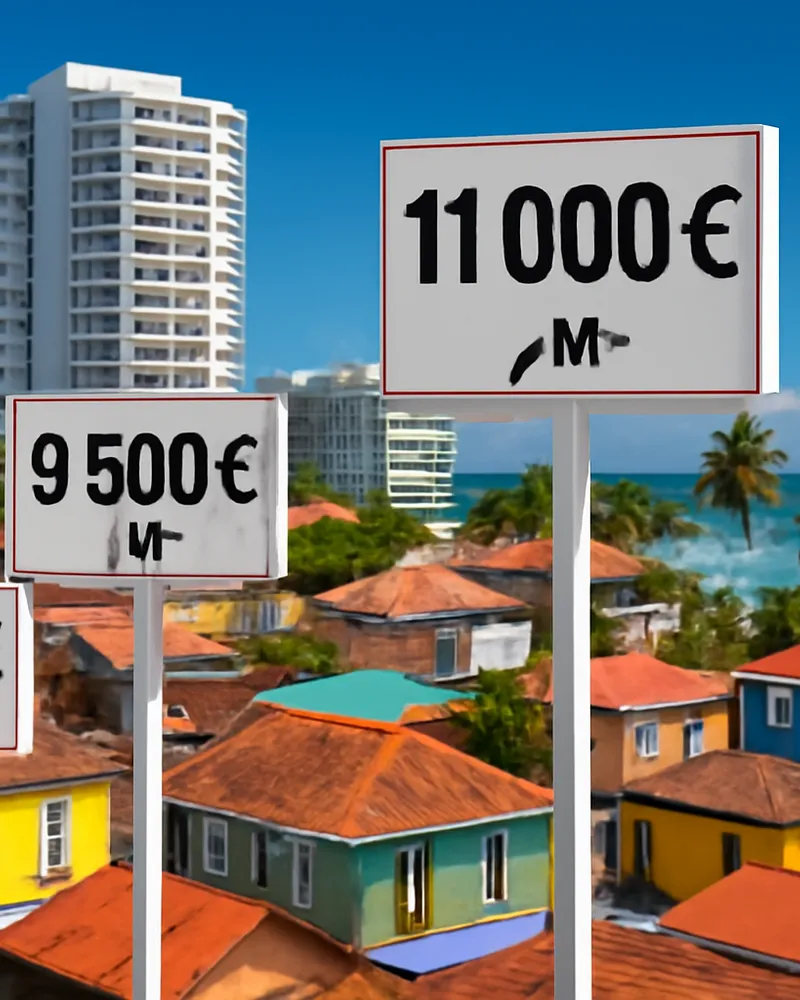 Lenvolée des prix immobiliers : le mètre carré en Guadeloupe atteint des sommets