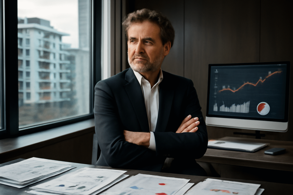 guillaume martinaud, président d'orpi, alerte sur la fragilité du secteur : les espoirs de reprise du marché immobilier sont sérieusement menacés. découvrez son analyse et les enjeux pour l'immobilier en france.